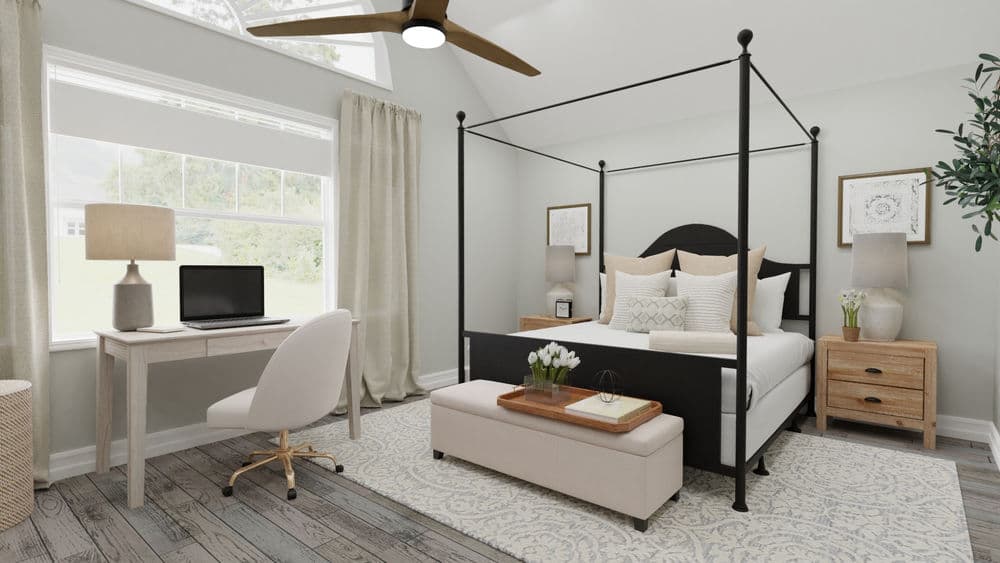 Bedroom Farmhouse with Canopy Bed Gallery, Image 2