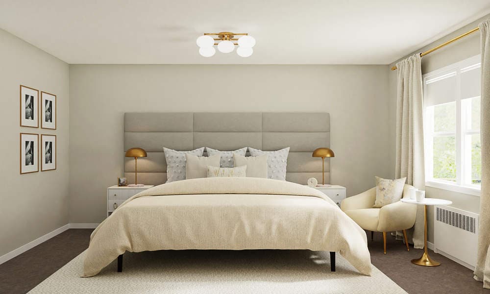 Bedroom: Classic Elegant with Sitting Area