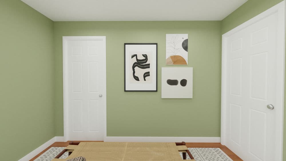 Bedroom: Mid-Century Modern with Calming Green Walls Gallery, Image 3