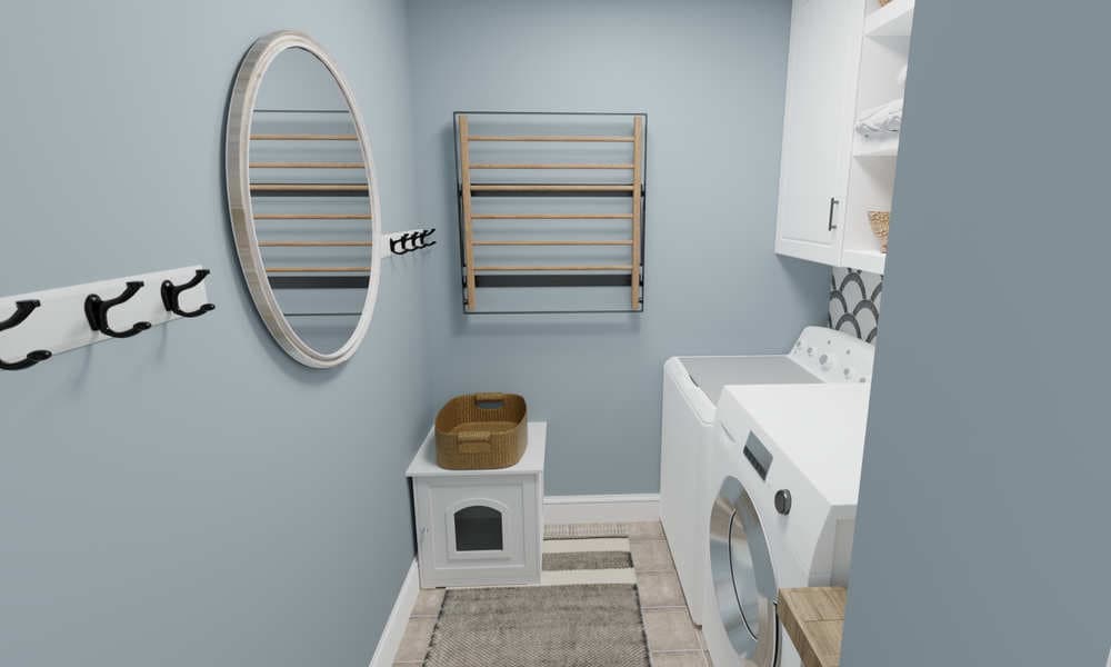 Cozy Laundry Room with Modern Farmhouse Vibes