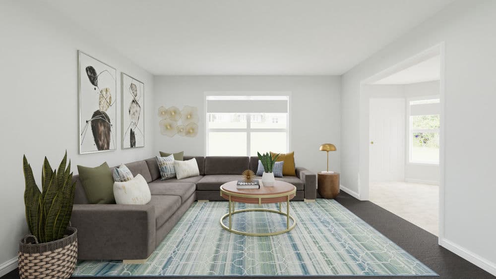 Cozy Living Room: Elegant Eclectic with Loveseat Gallery, Image 3