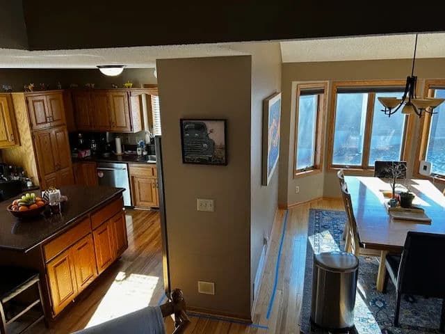 Open Living & Dining Room design before designing with Spacejoy