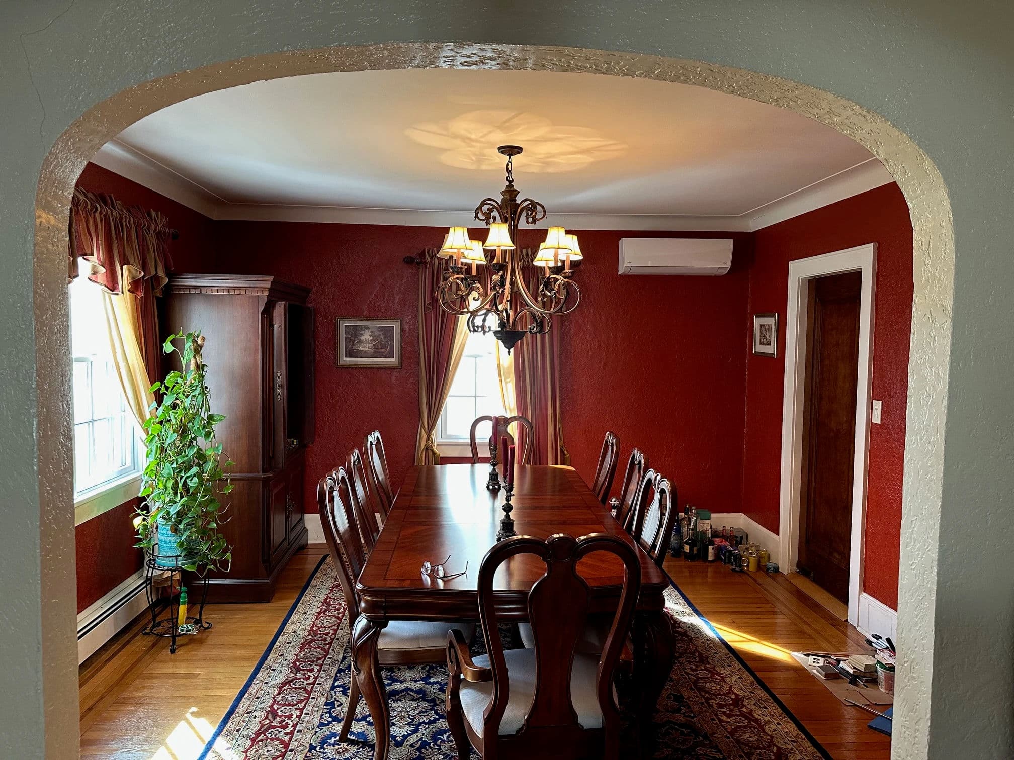 Dining Room design before designing with Spacejoy