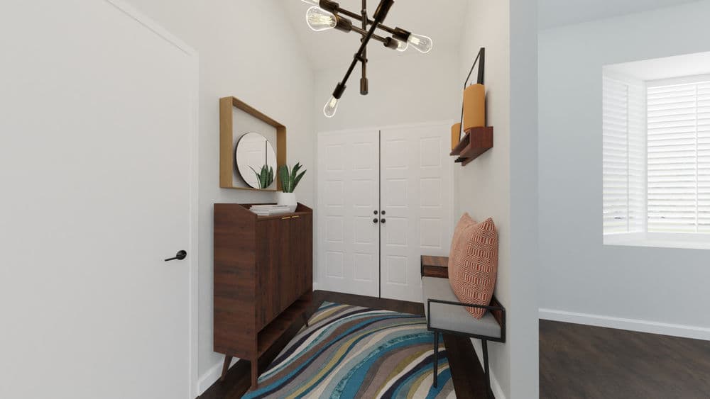 Entryway Mid-Century Modern with Stylish Lighting Gallery, Image 2