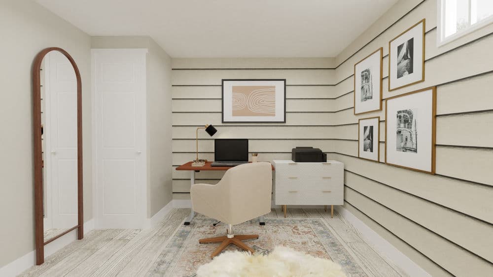 Home Office: Modern Elegant with Cozy Reading Nook Gallery, Image 2