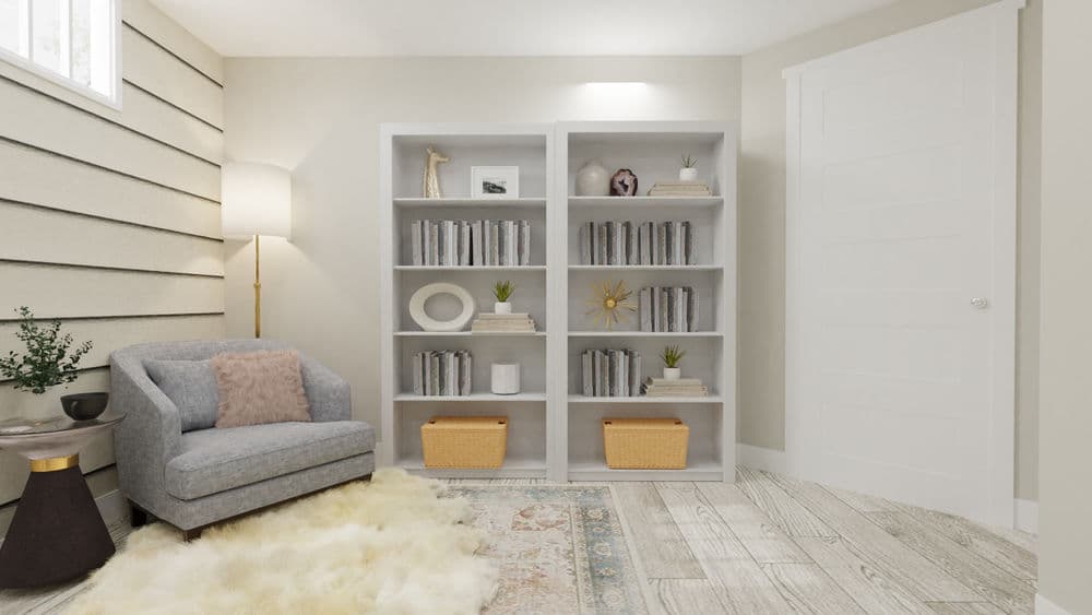 Home Office: Modern Elegant with Cozy Reading Nook Gallery, Image 3