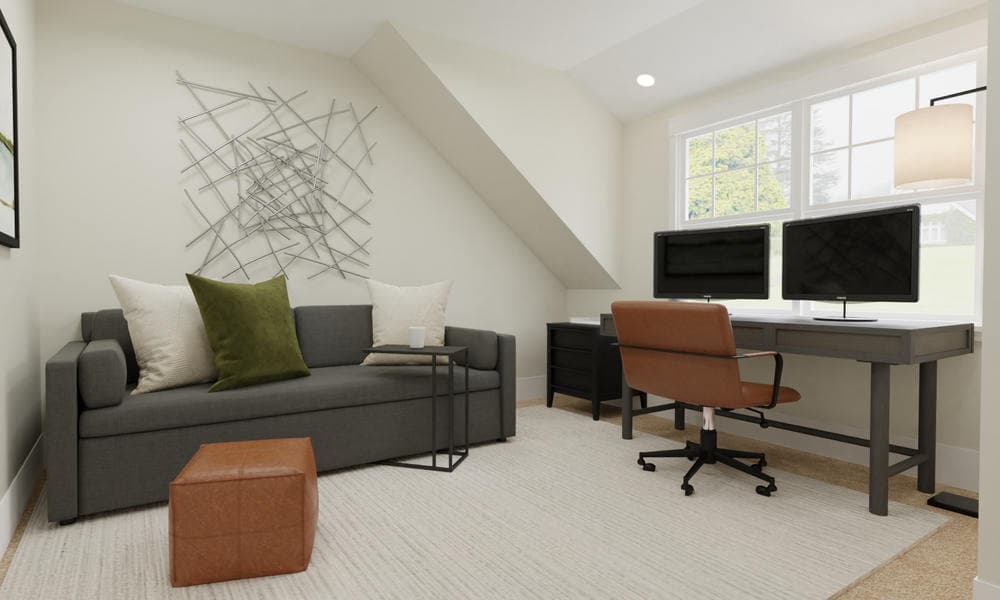 Home Office: Modern Elegant with Sleeper Sofa