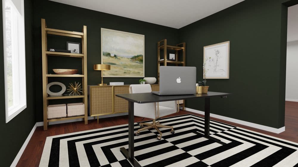 Home Office: Modern Glam with Bold Accents Gallery, Image 1