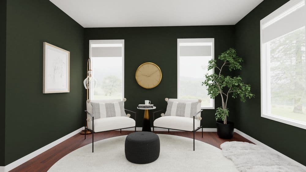 Home Office: Modern Glam with Bold Accents Gallery, Image 4