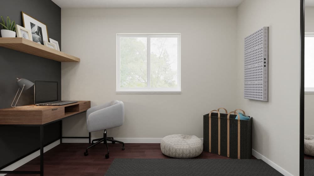 Home Office: Modern Workout Space with Storage Gallery, Image 4