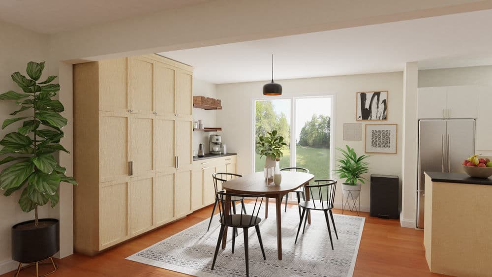 A dining room that’s the perfect blend of mid-century modern and boho styles Gallery, Image 1