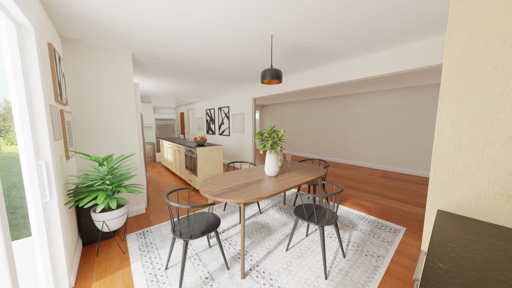 A dining room that’s the perfect blend of mid-century modern and boho styles Gallery, Image 4