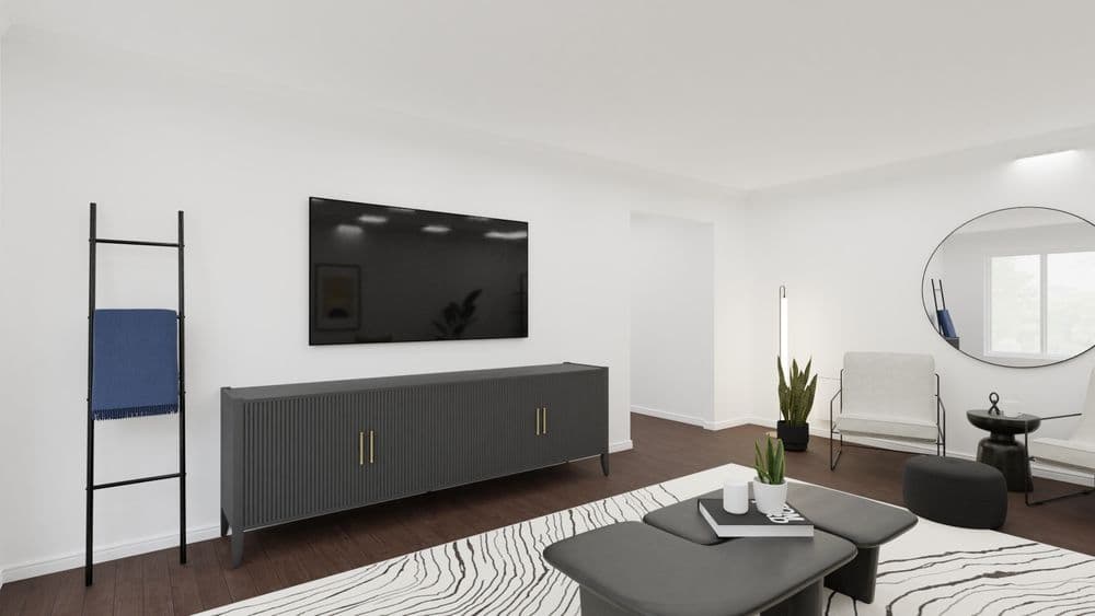 Living Room Industrial Chic with Leather Sofa Gallery, Image 4