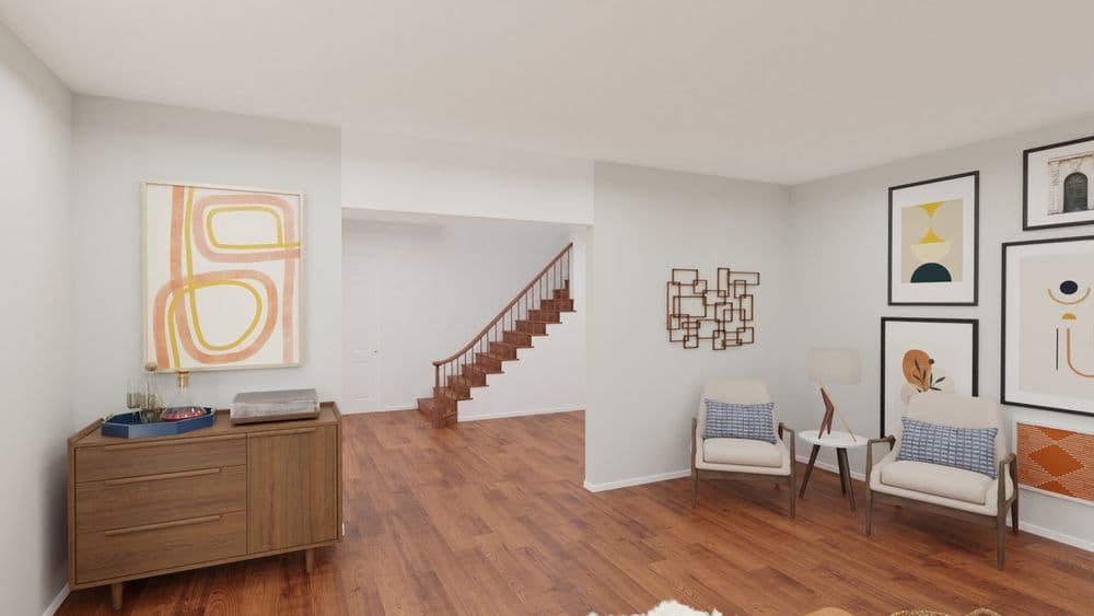 Living Room Mid-Century Modern with Cozy Seating Gallery, Image 5