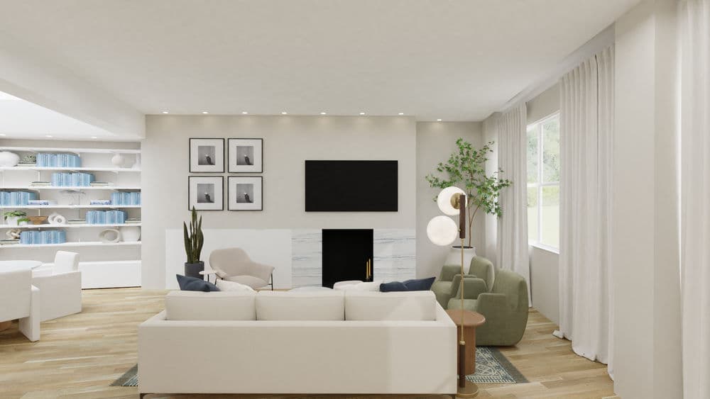 Living Room Modern design with Earthy Tones Gallery, Image 4