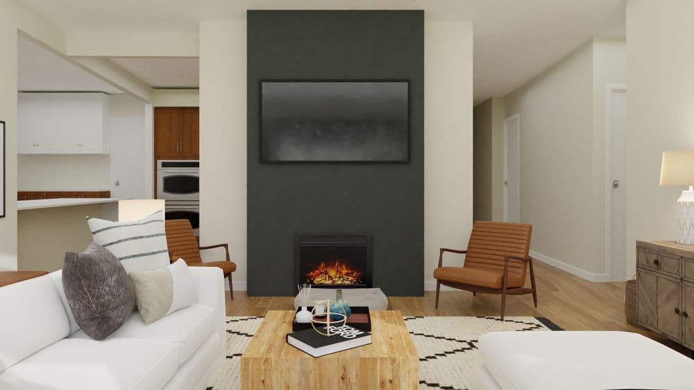 A Sunny Modern Rustic Living Room Gallery, Image 4