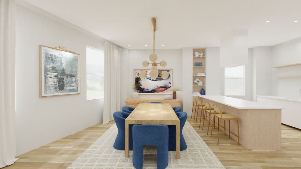 Modern Dining Room with Sleek, Inviting Style Gallery, Image 1