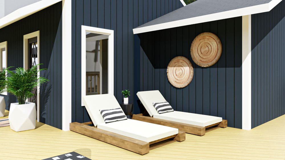 Modern Outdoor Patio with Stylish Lounge Space Gallery, Image 4