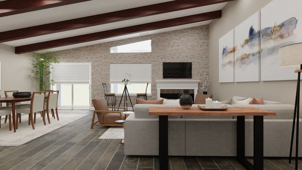 Modern Rustic Living Room with Neutral Palette Gallery, Image 1