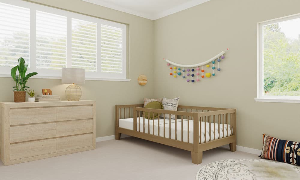 Nursery Room Modern Eclectic with Playful Accents