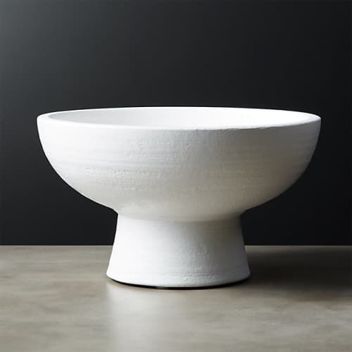 WHITE PEDESTAL BOWL image