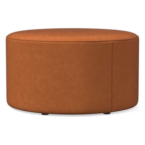 Isla Leather Ottoman image
