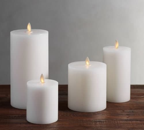 Premium Flickering Flameless Wax Pillar Candle_1 image