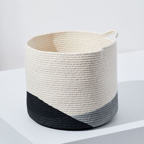 Closed Mondays Woven Bucket Basket image