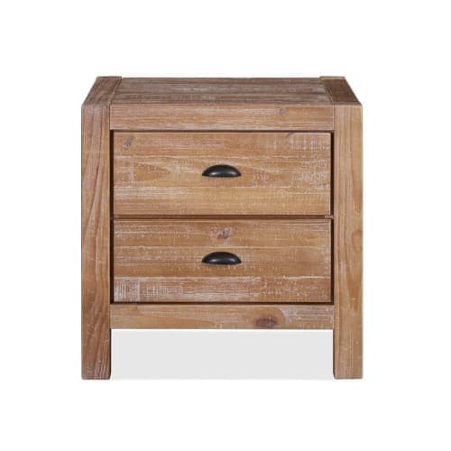 Montauk 2 Drawer Solid Wood Nightstand image