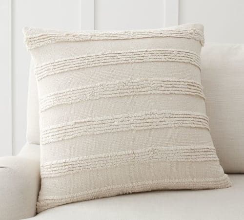 Damia Handwoven Textured Pillow Cover no insert-22"x22" image
