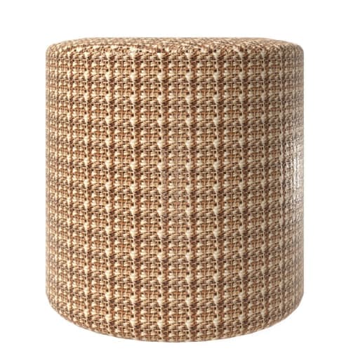 WEFT JUTE POUF image