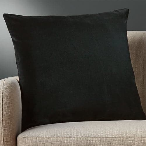 Leisure Black Pillow With Insert-23"x23" image