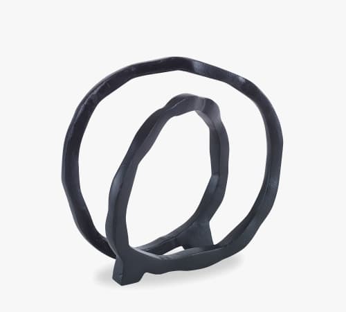 Black Coil Sculpture image