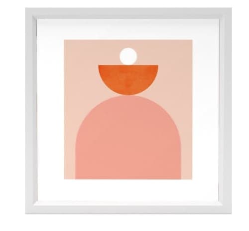 Abstraction Balance Minimalism Art Print With Frame image