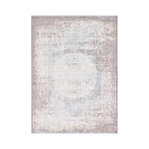 Coeur Gray Light Blue Ivory Area Rug-9'x12' image