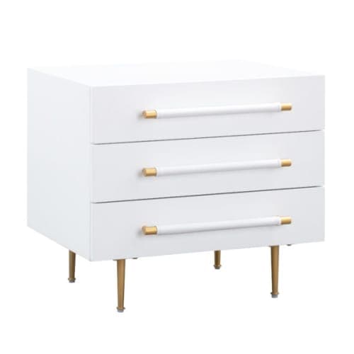Triton White Nightstand image