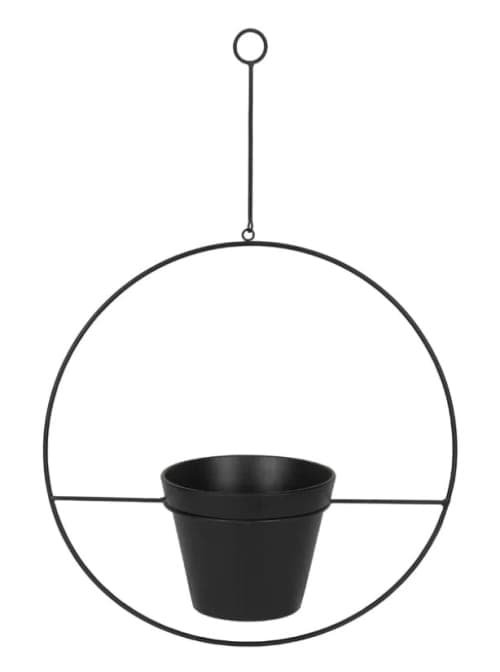 Isai Hoop Metal Hanging Planter image