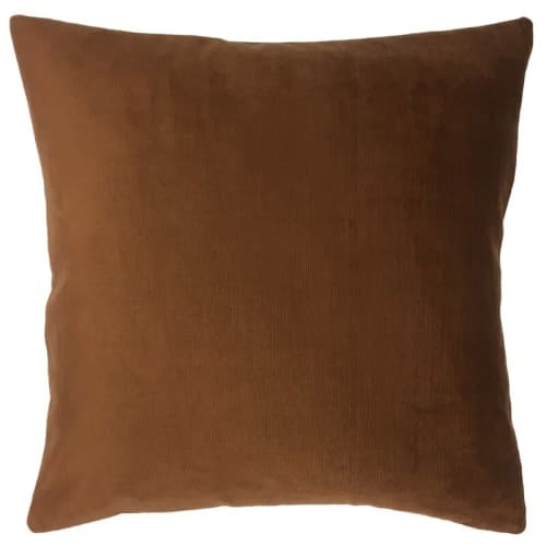 Isaias Square Velvet Pillow Cover with Insert 18''x18'' image