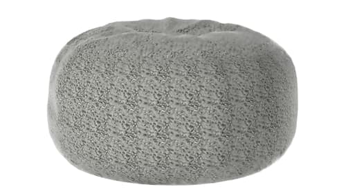 Gray Cozy Sherpa Anywhere Beanbag image