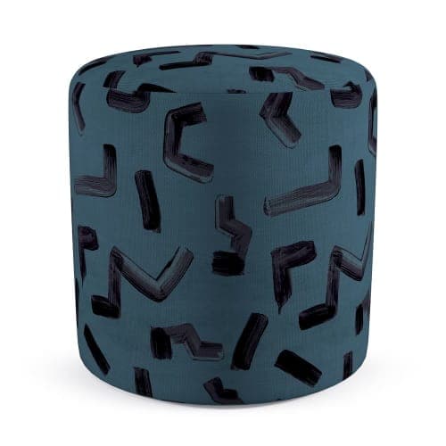 Minted for West Elm Drum Ottoman image