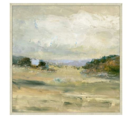View of the Valley Framed Canvas image