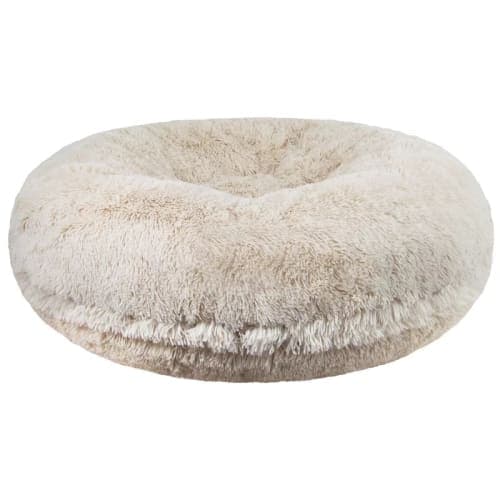 Bessie + Barnie Signature Short Shag Luxury Extra Plush Faux Fur Bagel Dog & Cat Bed image