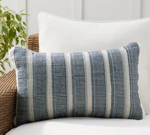Airstream Coronado Striped Indoor Outdoor Lumbar Pillow image
