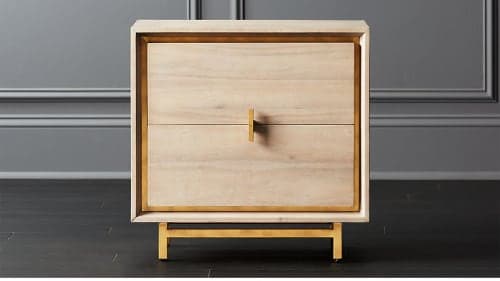 Lara acacia nightstand image