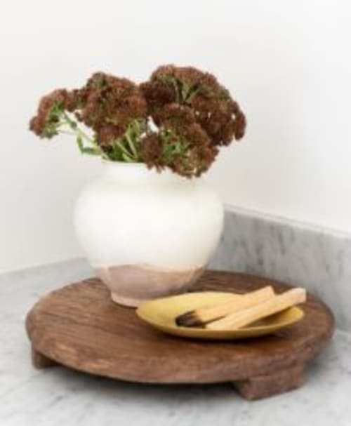 White Washed Ceramic Pot image