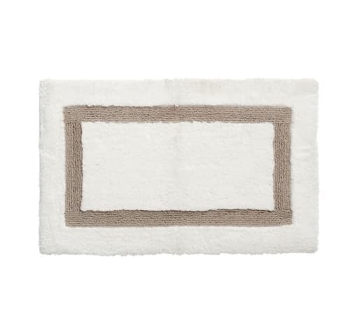 White Morgan Memory Foam Bath Mat image