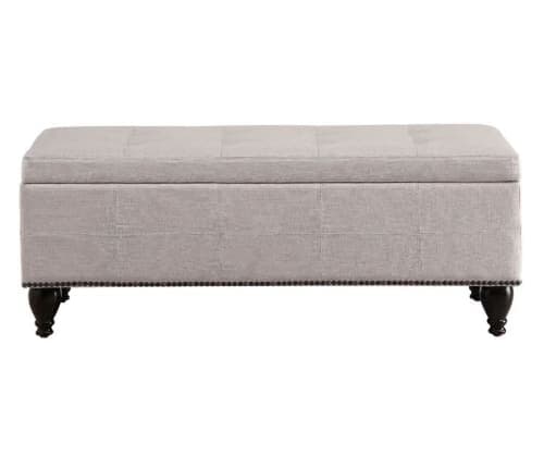 Gengler Upholstered Flip Top Storage Bench image