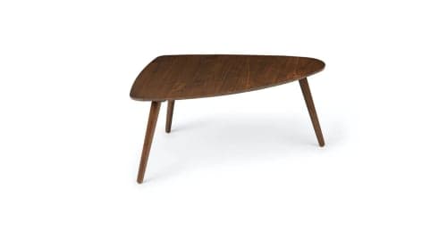 Amoeba Wild Walnut 29.5" Wide Coffee Table image