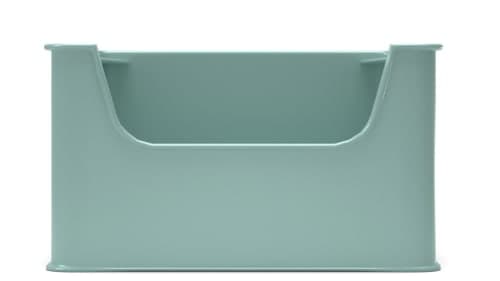 Small Mint Metal Stacking Storage Bin Small image