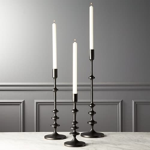 ALLIS BLACK TAPER CANDLE HOLDERS_03 image